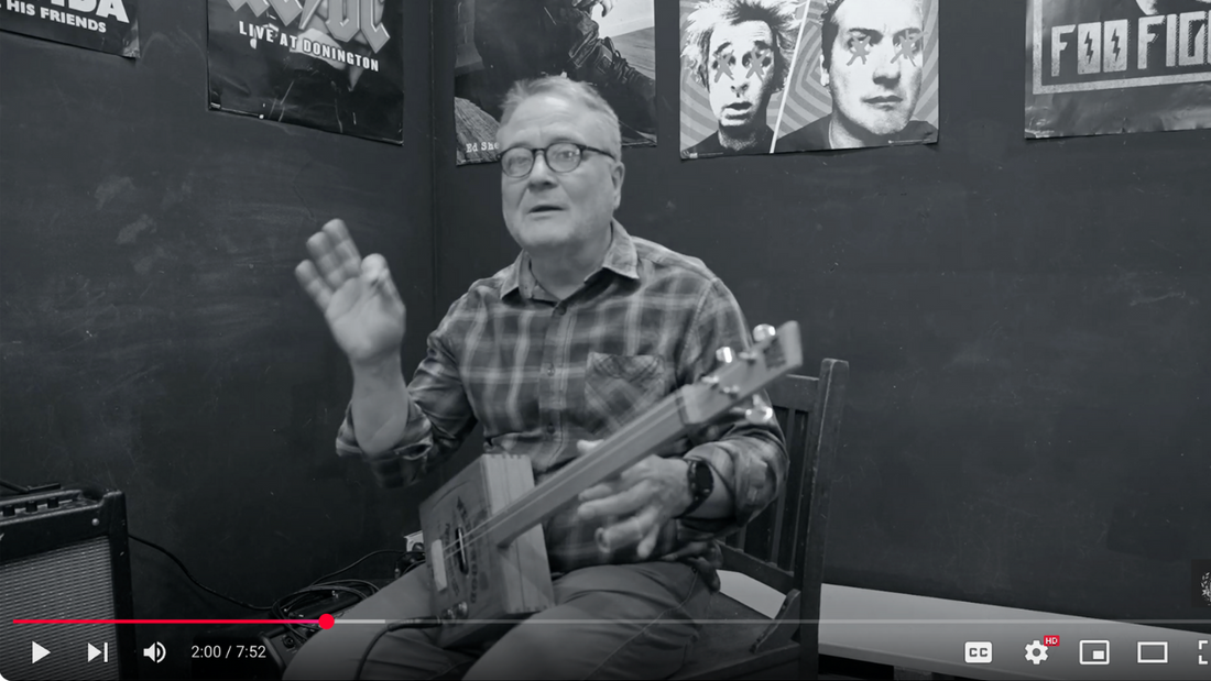 Getting Started on Cigar Box Guitar - Blues in G