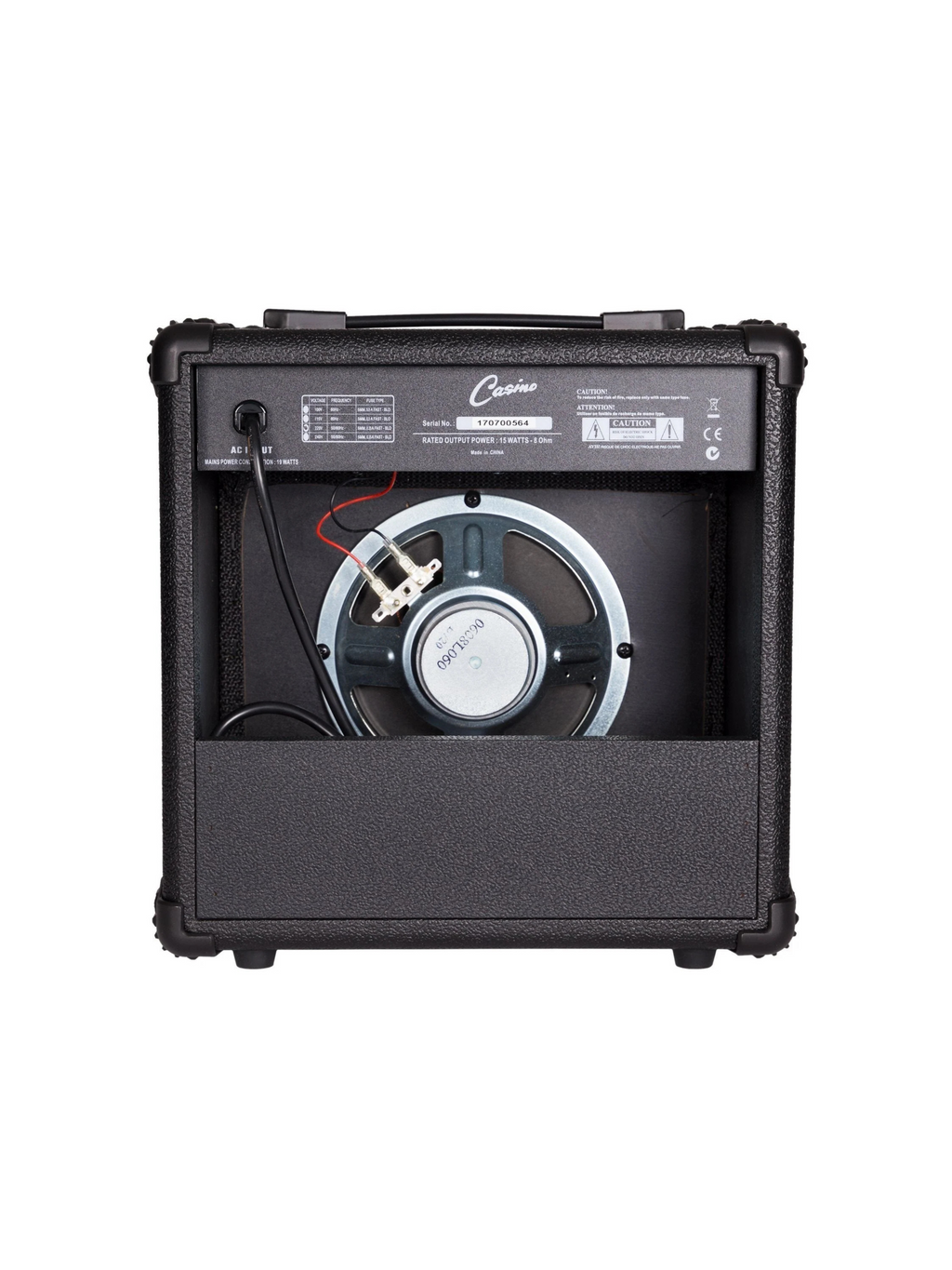 Casino Electric Guitar and Amplifier Pack - BLACK - LEFT HANDED
