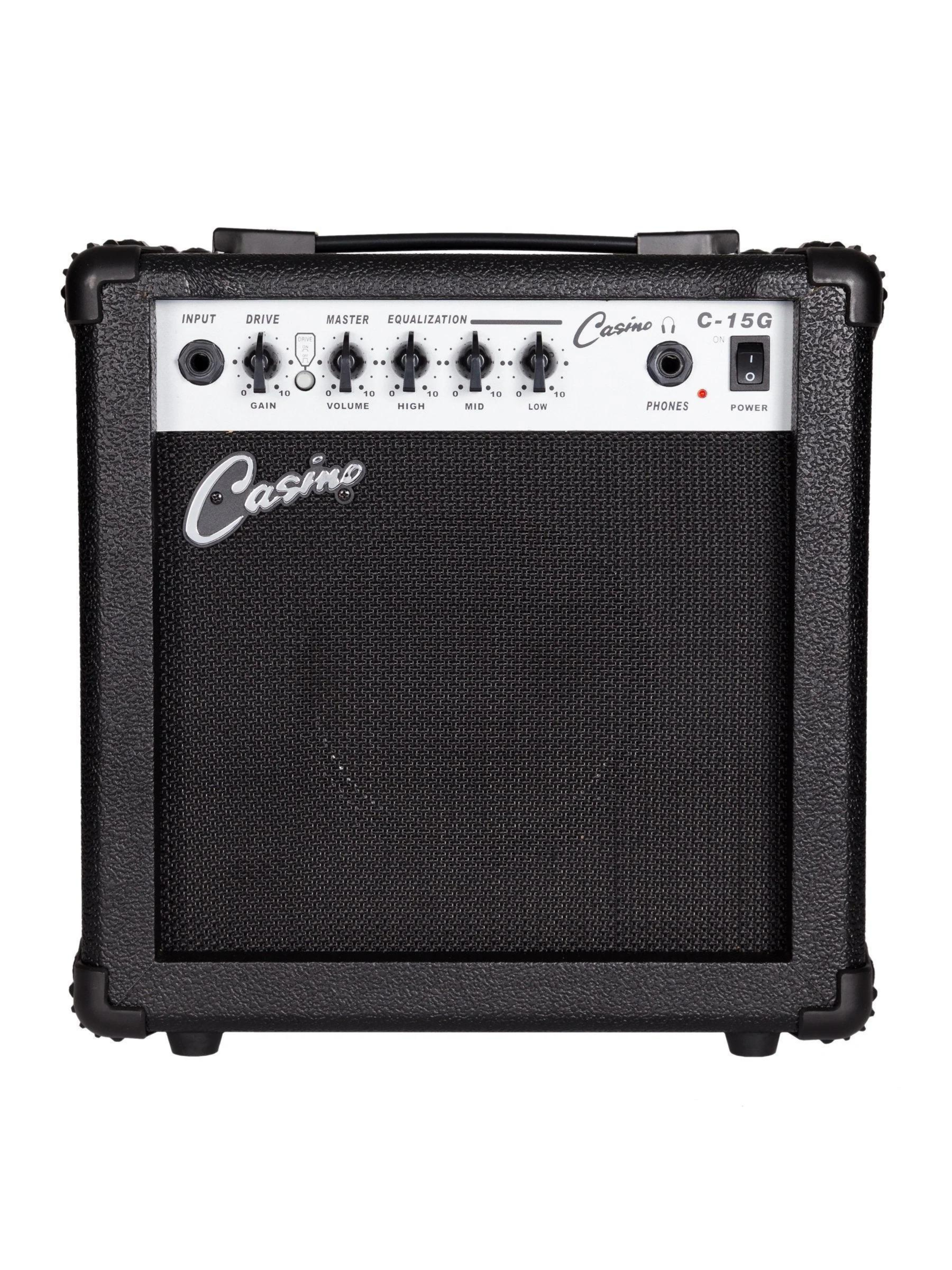 Casino Electric Guitar and Amplifier Pack - GOLD