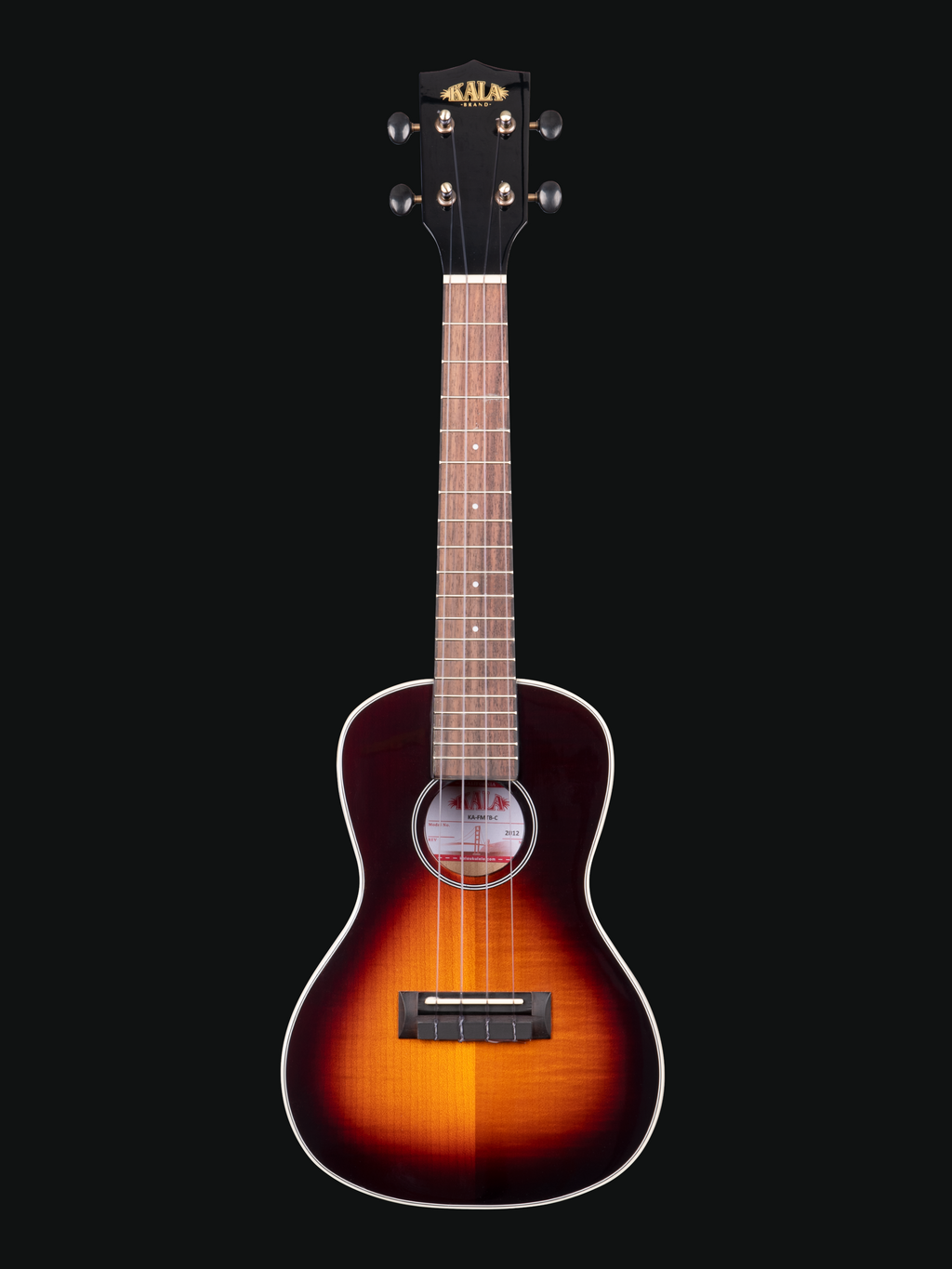 Kala Gloss Flame Maple Ukulele - CONCERT SIZE