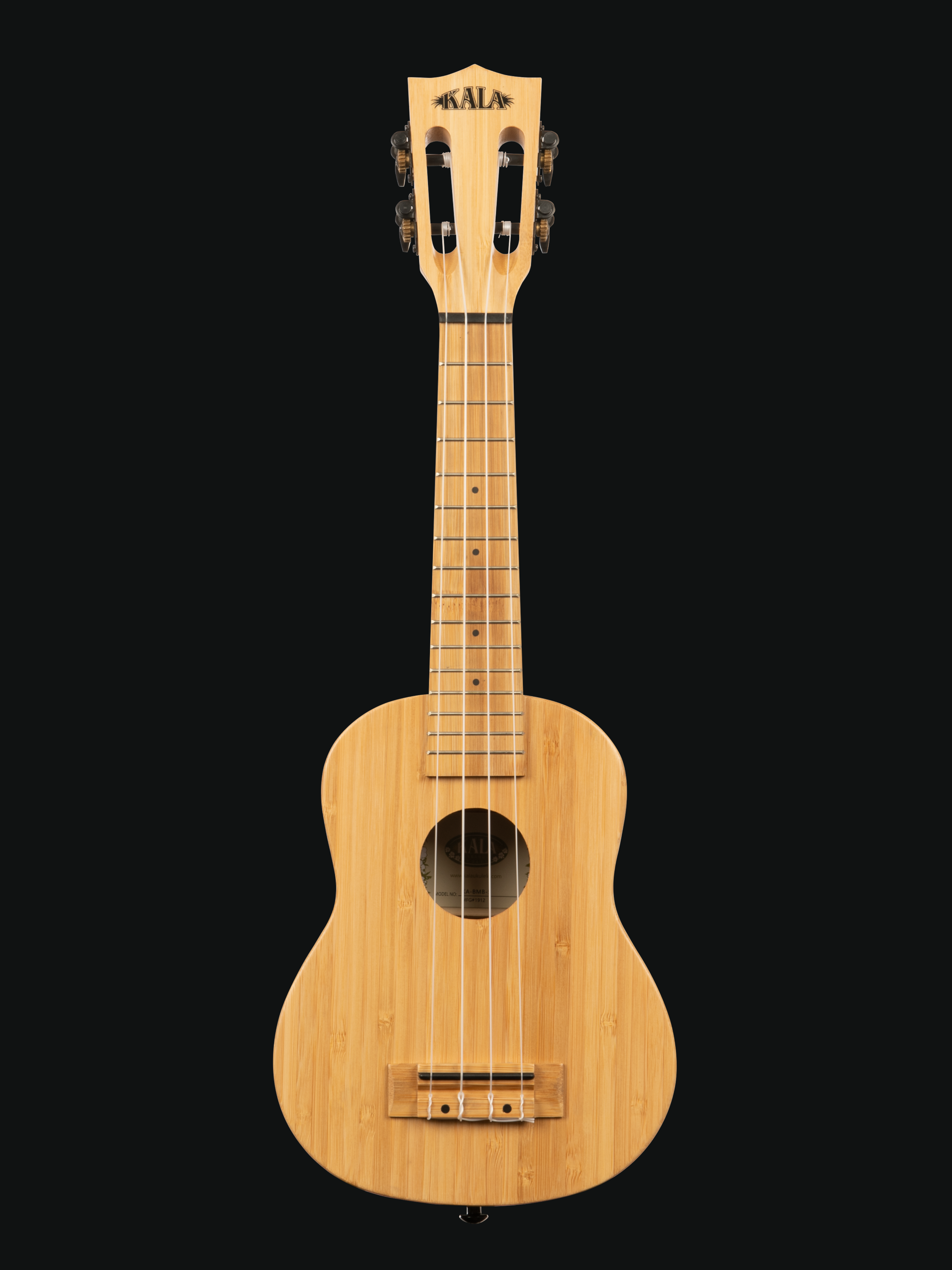 Kala Bamboo Ukulele with Kala Gig Bag - SOPRANO SIZE