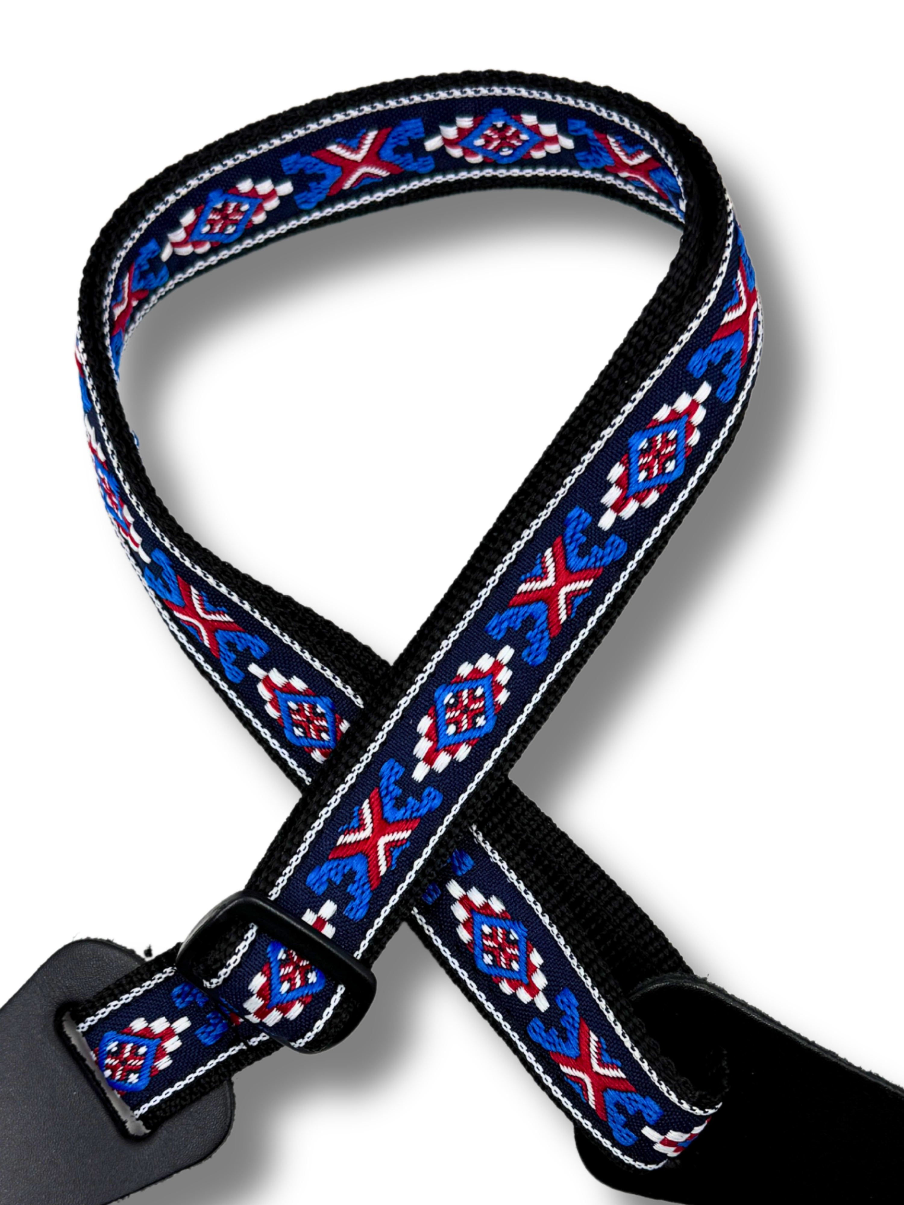 DSL Weaving POLY-TOTEM-BLUE Ukulele Strap