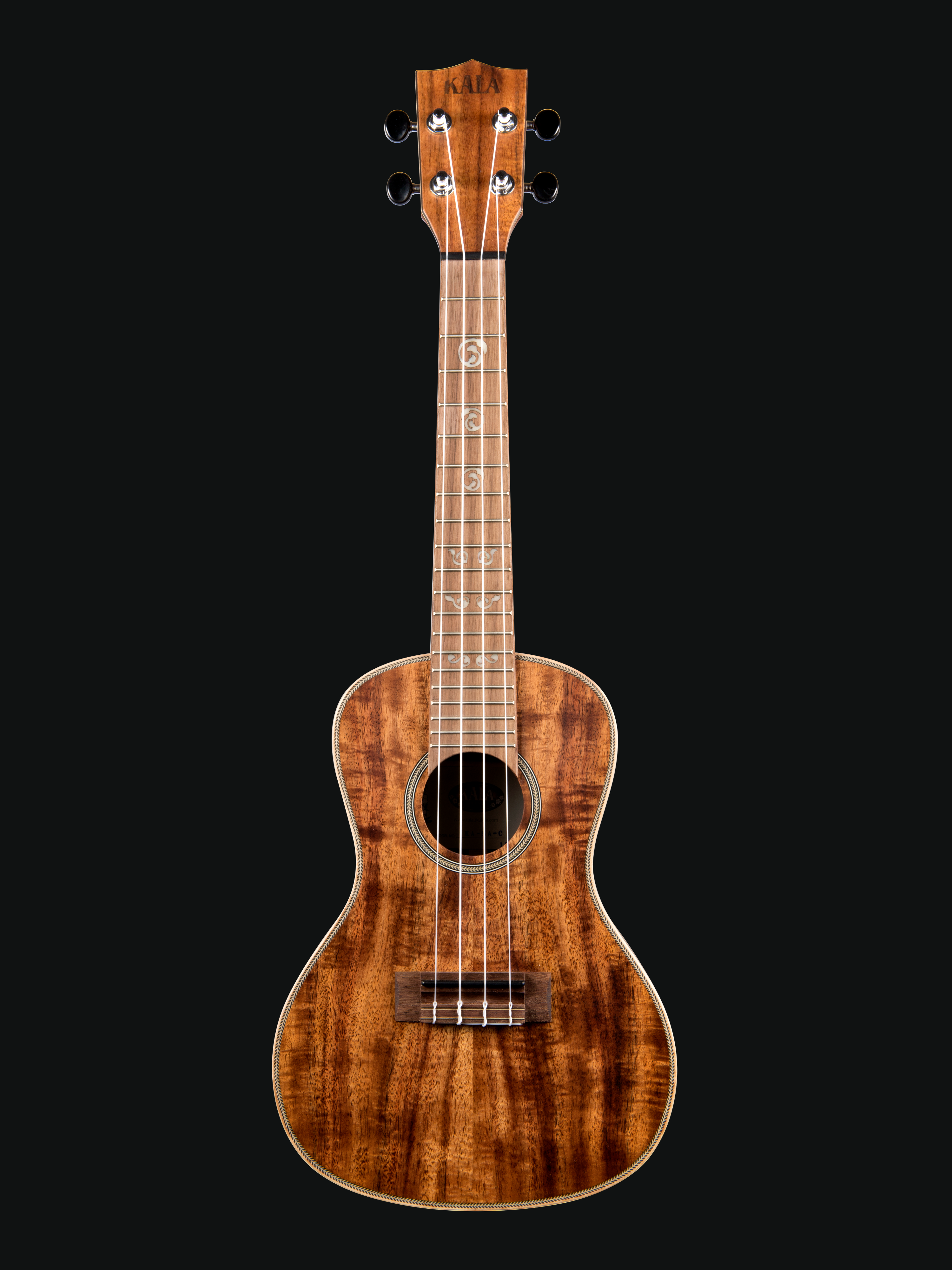 Kala All Solid Acacia Ukulele with Gig Bag - CONCERT SIZE