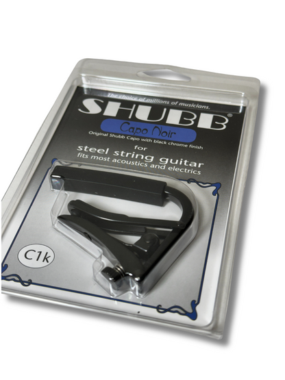 Shubb Capo Noir - For Steel String Guitar