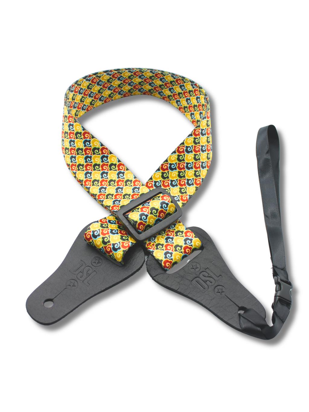 DSL Weaving POLY-CLD-YELLOW Ukulele Strap