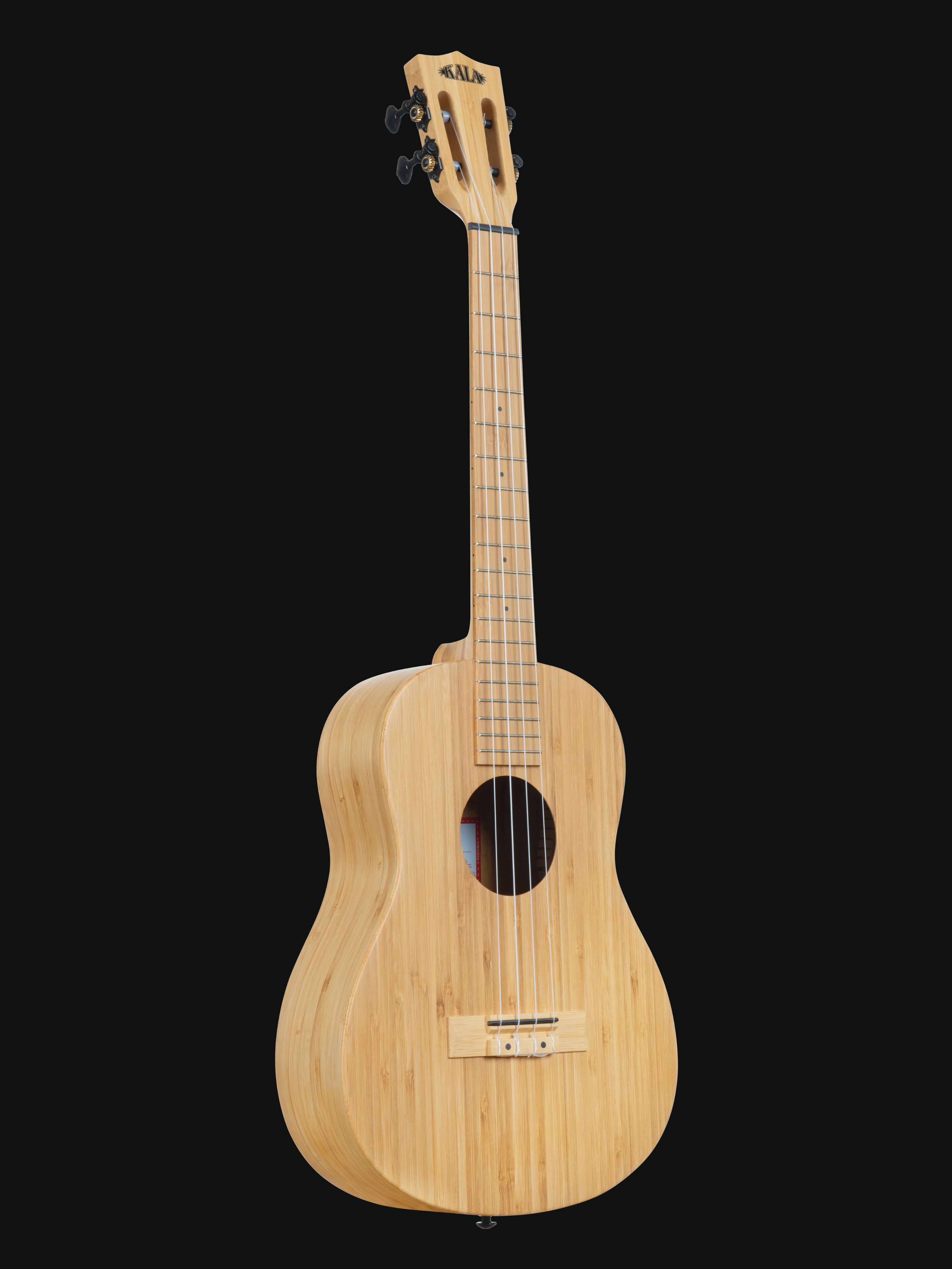 Kala Bamboo Baritone Ukulele with Kala Gig Bag - BARITONE SIZE