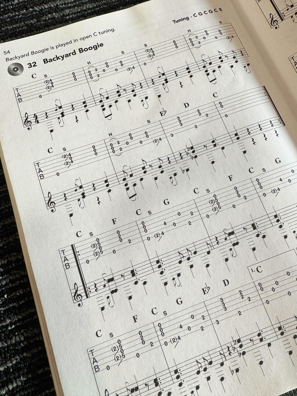 Progressive Open Tuning Fingerpicking Guitar