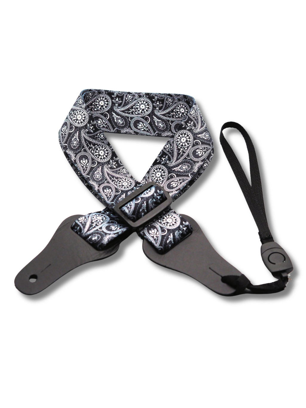 DSL Weaving POLY-PAIS-BLACK Ukulele Strap