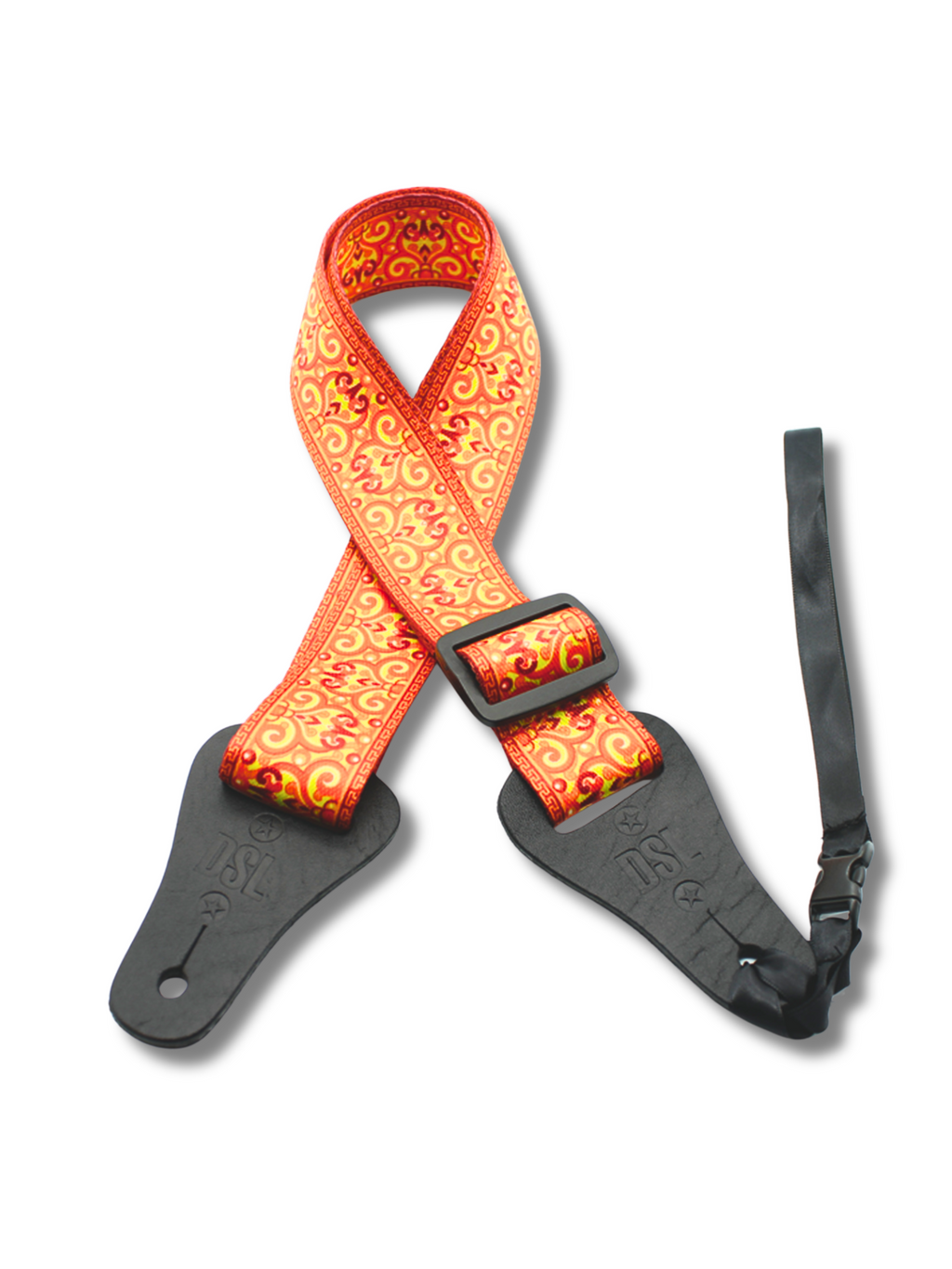 DSL Weaving POLY-SW-ORANGE Ukulele Strap