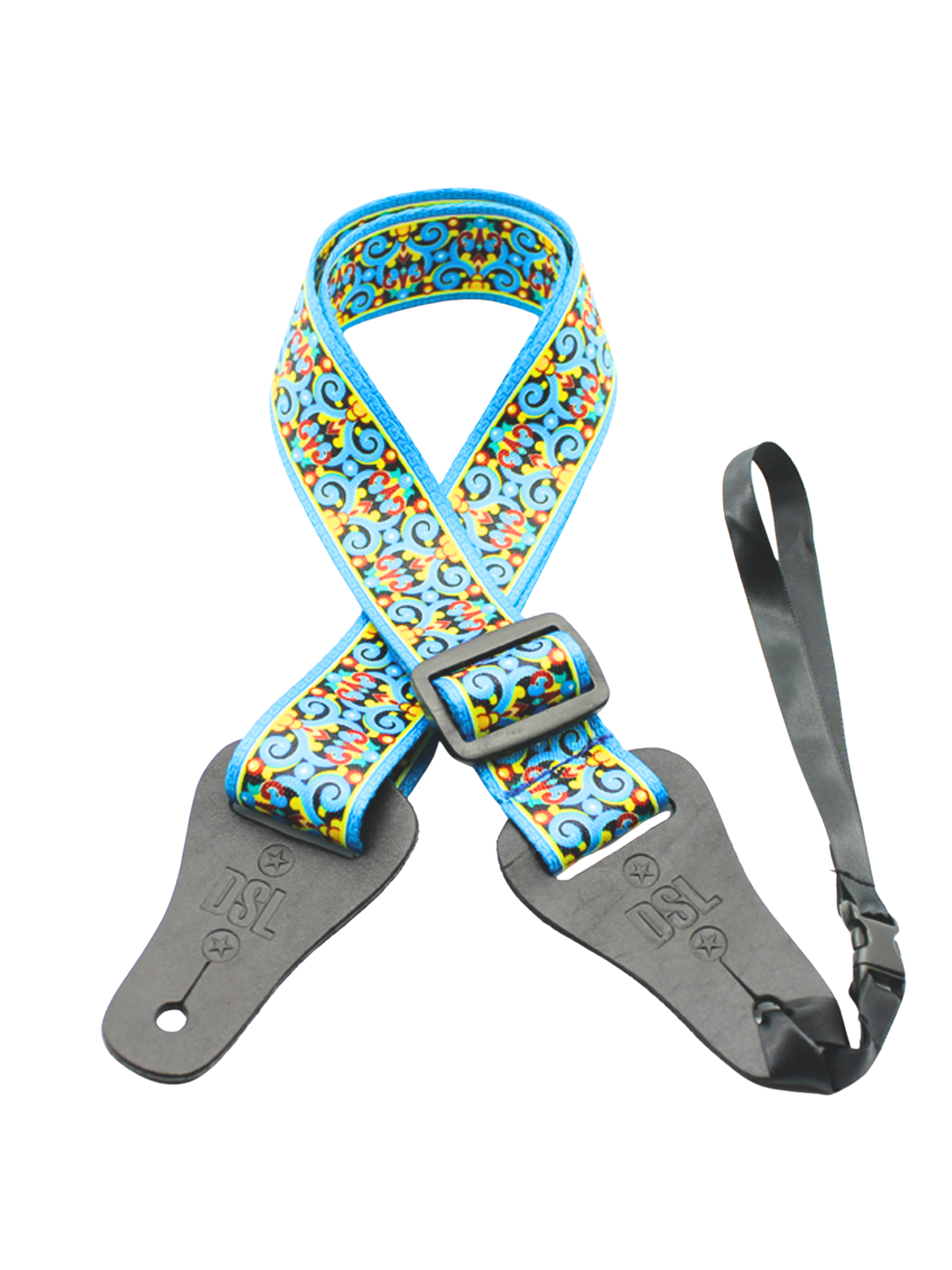 DSL Weaving POLY-SW-BLUE Ukulele Strap