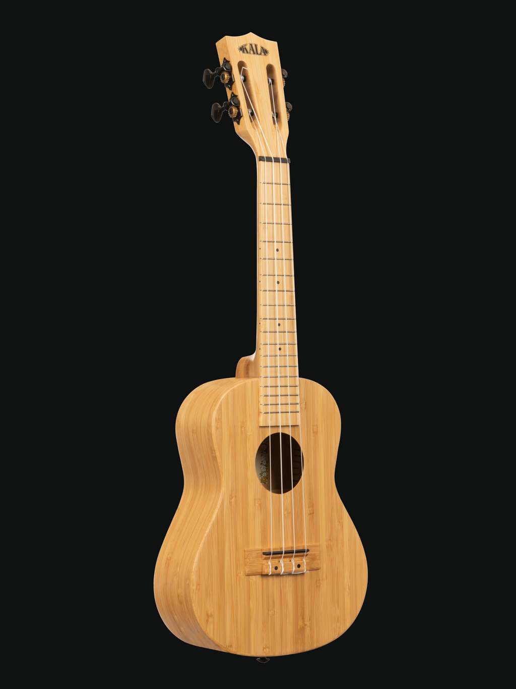 Kala Bamboo Ukulele with Kala Gig Bag - CONCERT SIZE