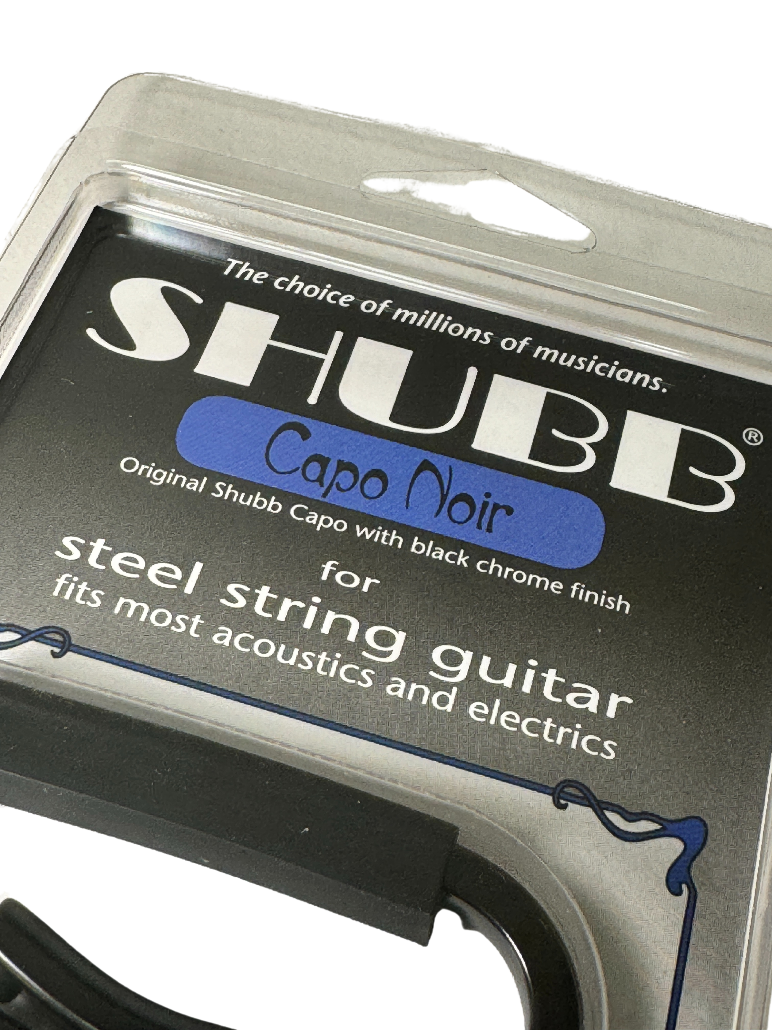 Shubb Capo for Steel String Guitar - BLACK