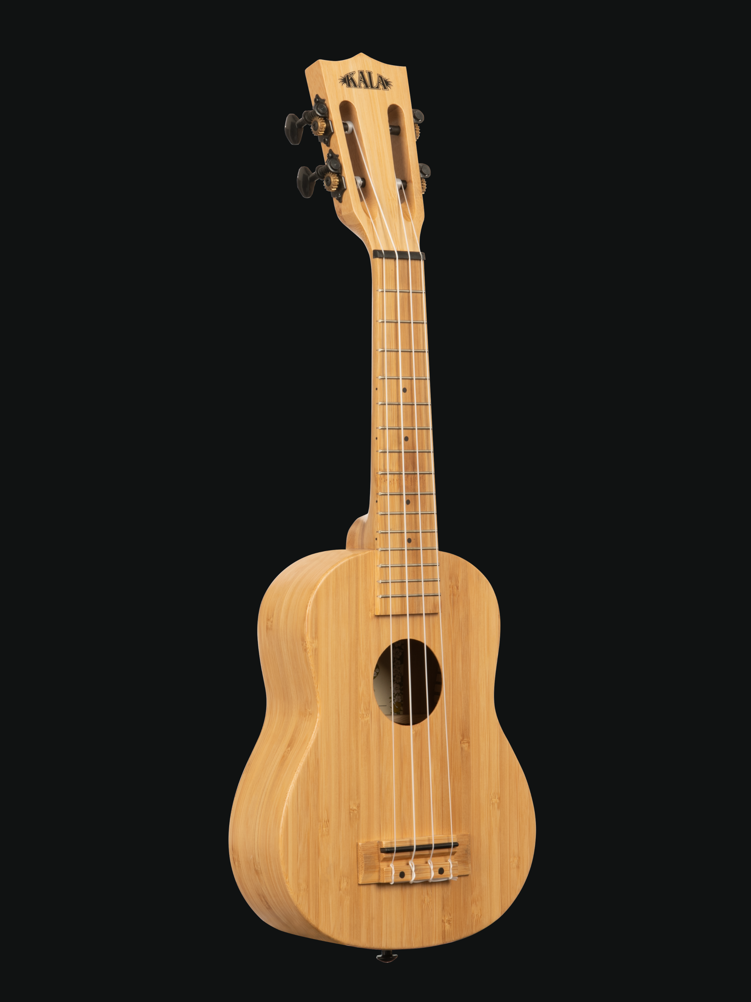 Kala Bamboo Ukulele with Kala Gig Bag - SOPRANO SIZE