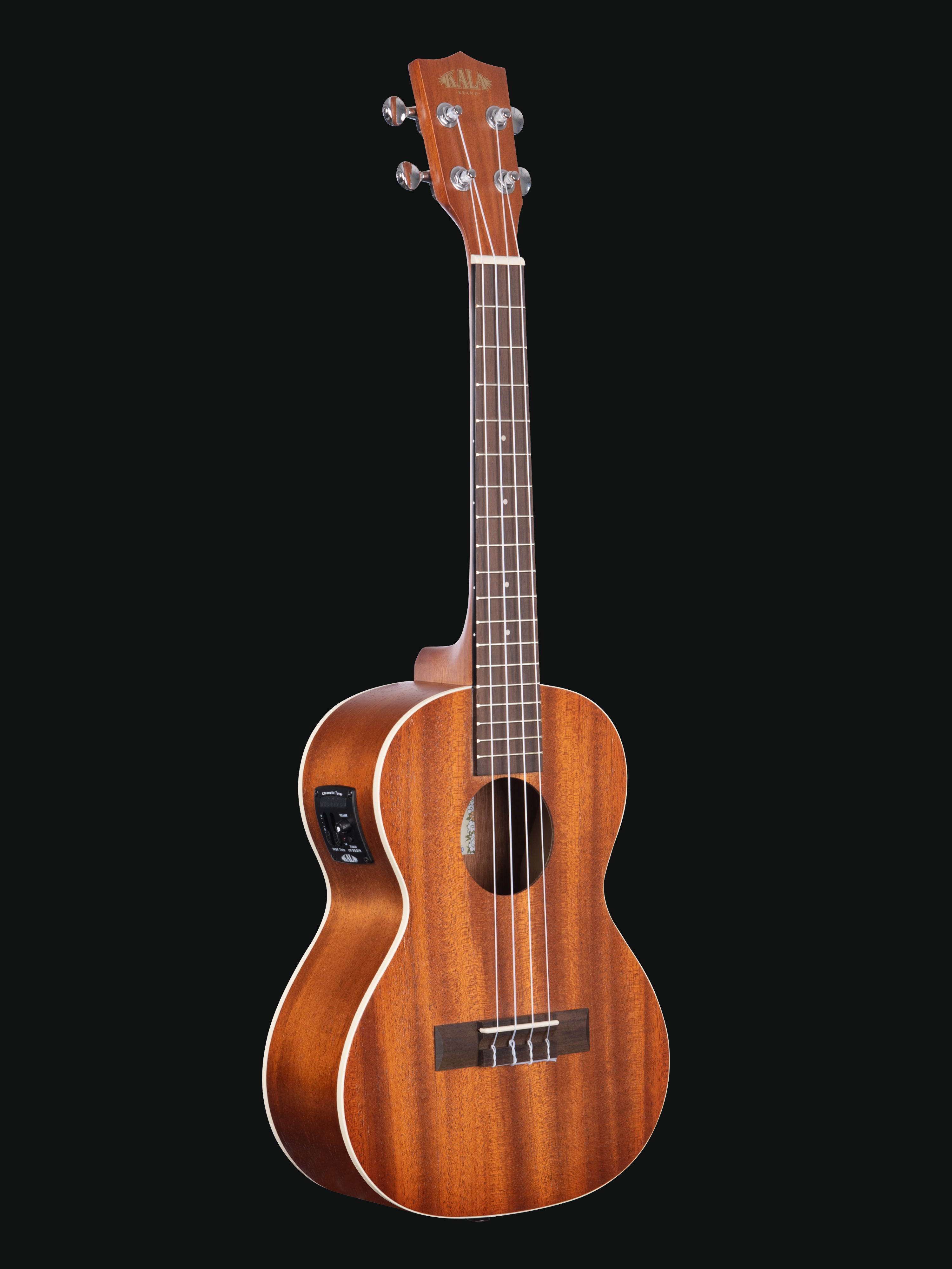 Kala Satin Mahogany Ukulele with Pickup and Gig Bag - TENOR SIZE