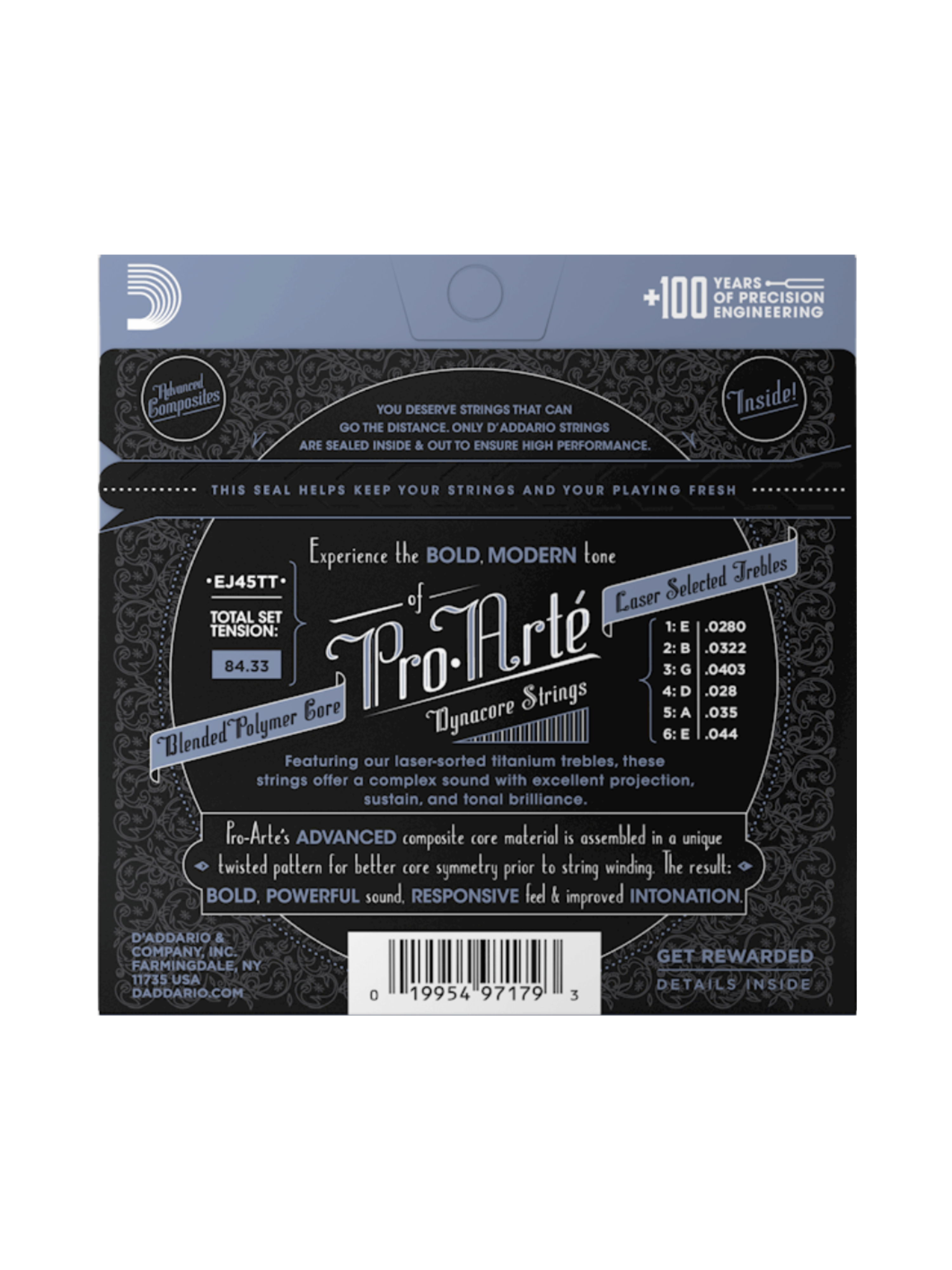 D'Addario Pro-Arte Dynacore Classical Guitar Strings - NORMAL TENSION