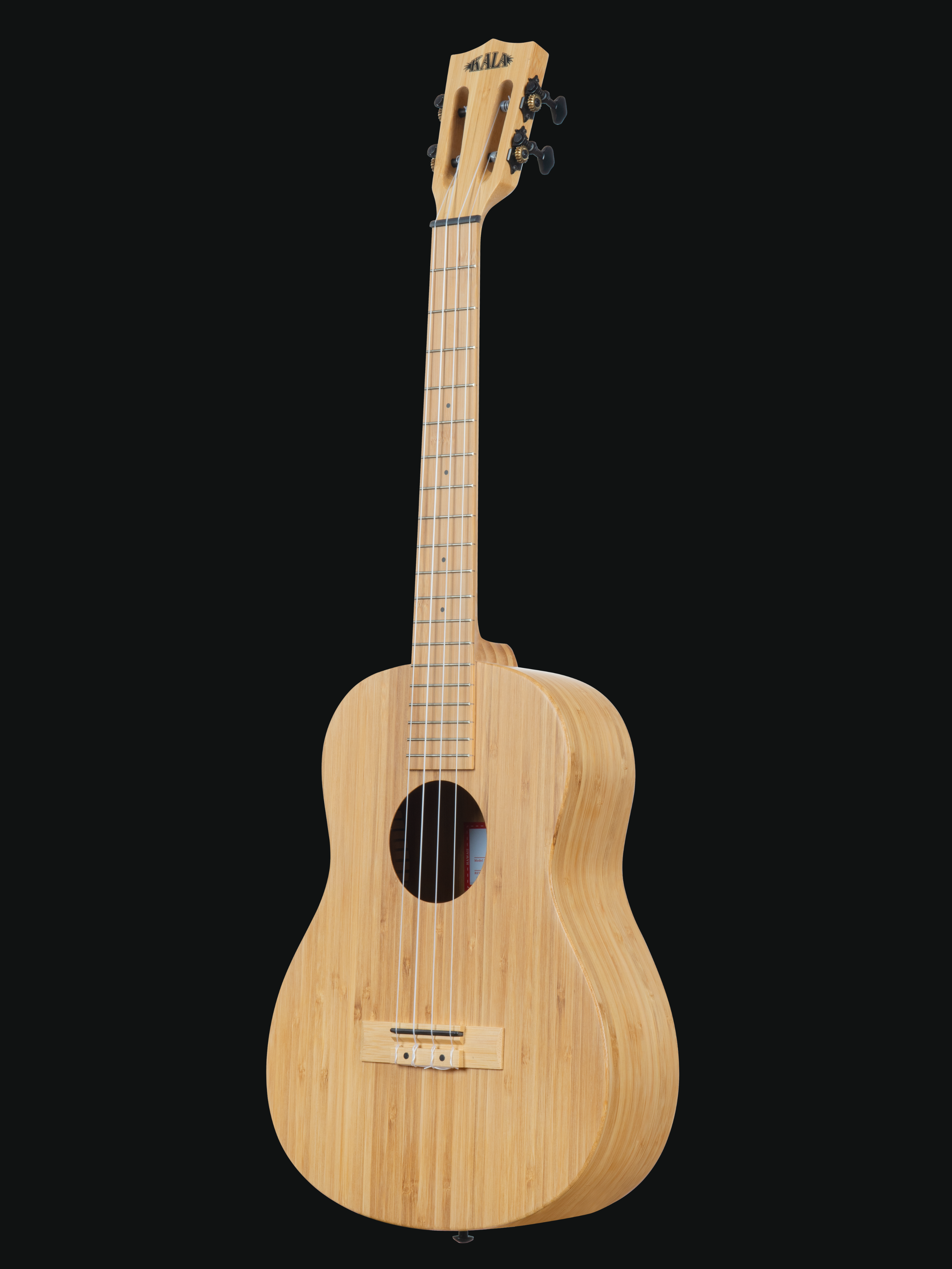 Kala Bamboo Baritone Ukulele with Kala Gig Bag - BARITONE SIZE