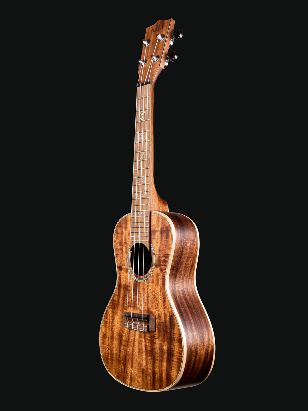 Kala All Solid Acacia Ukulele with Gig Bag - CONCERT SIZE