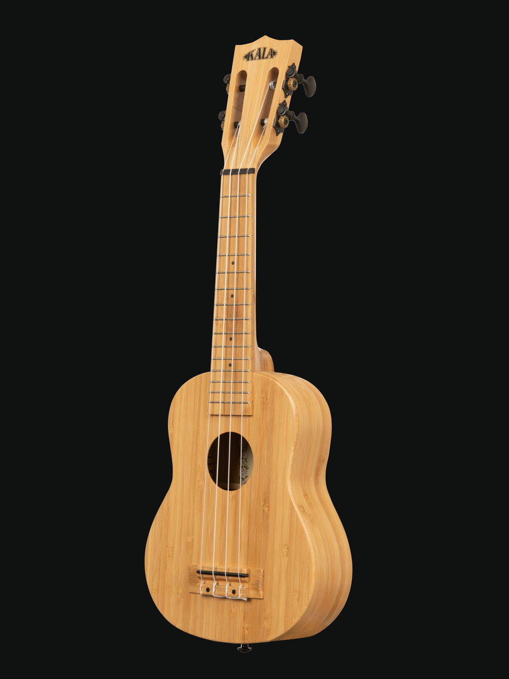 Kala Bamboo Ukulele with Kala Gig Bag - SOPRANO SIZE