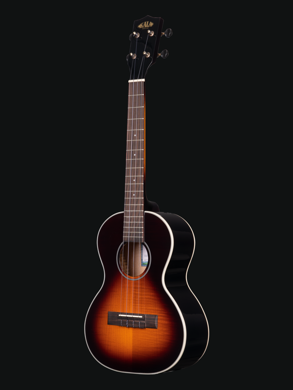 Kala Gloss Flame Maple Ukulele - TENOR SIZE