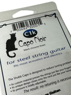 Shubb Capo for Steel String Guitar - BLACK