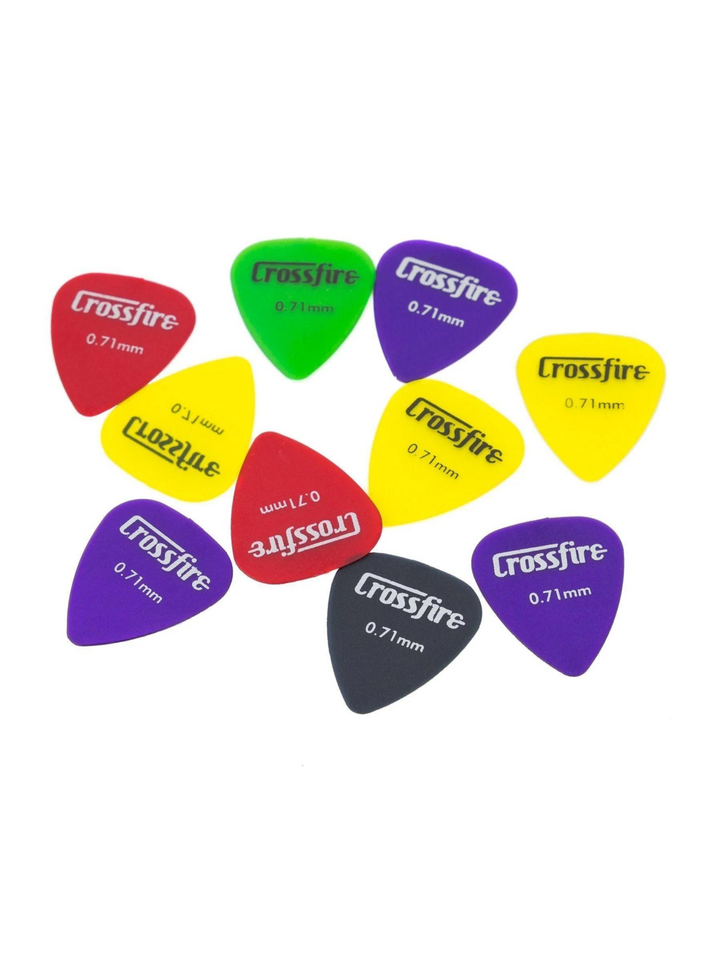 Crossfire Guitar Picks - 10 PACK - VARIOUS GAUGES