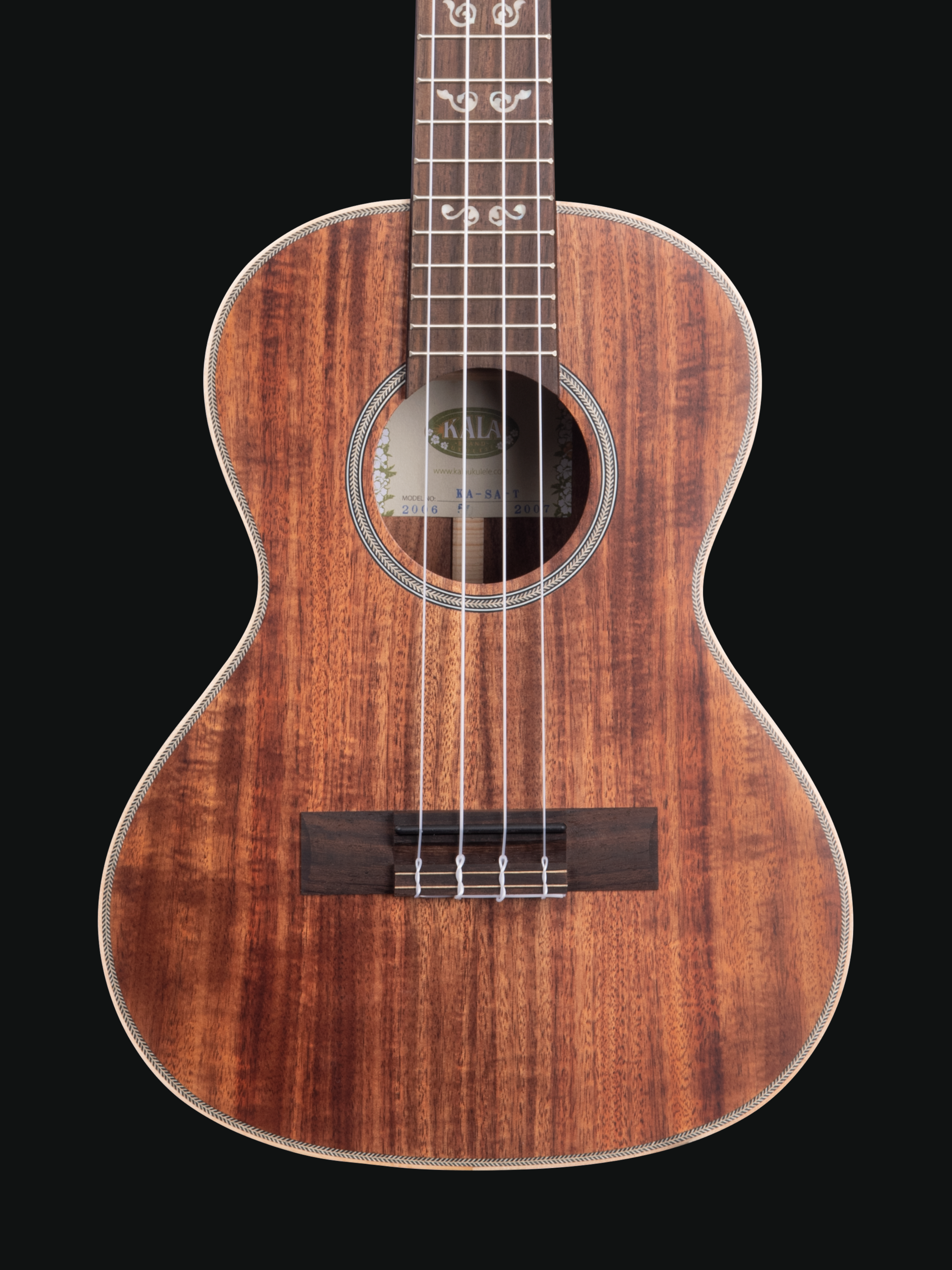 Kala All Solid Acacia Ukulele with Gig Bag - TENOR SIZE