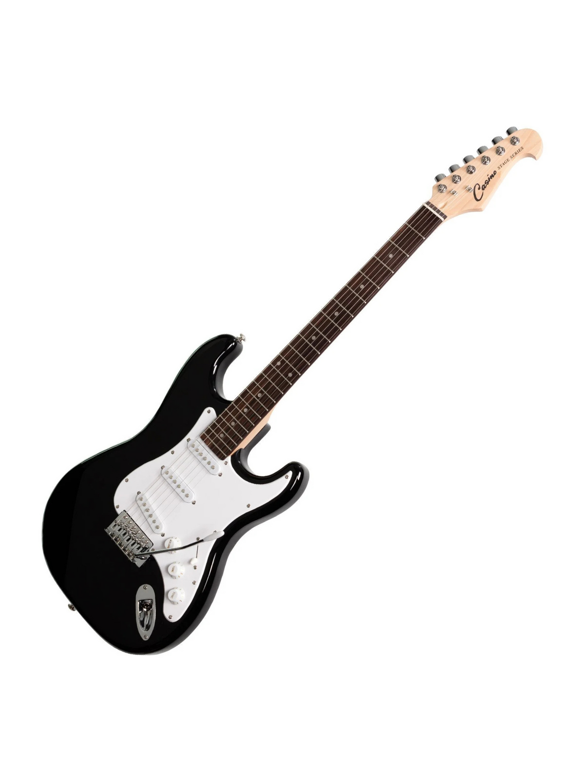 Casino Electric Guitar and Amplifier Pack - BLACK - LEFT HANDED
