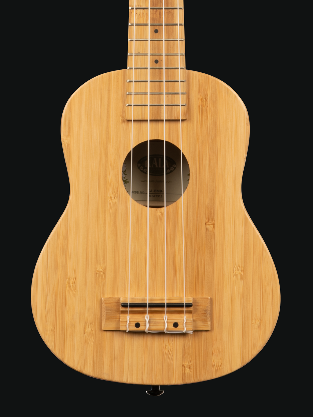 Kala Bamboo Ukulele with Kala Gig Bag - SOPRANO SIZE