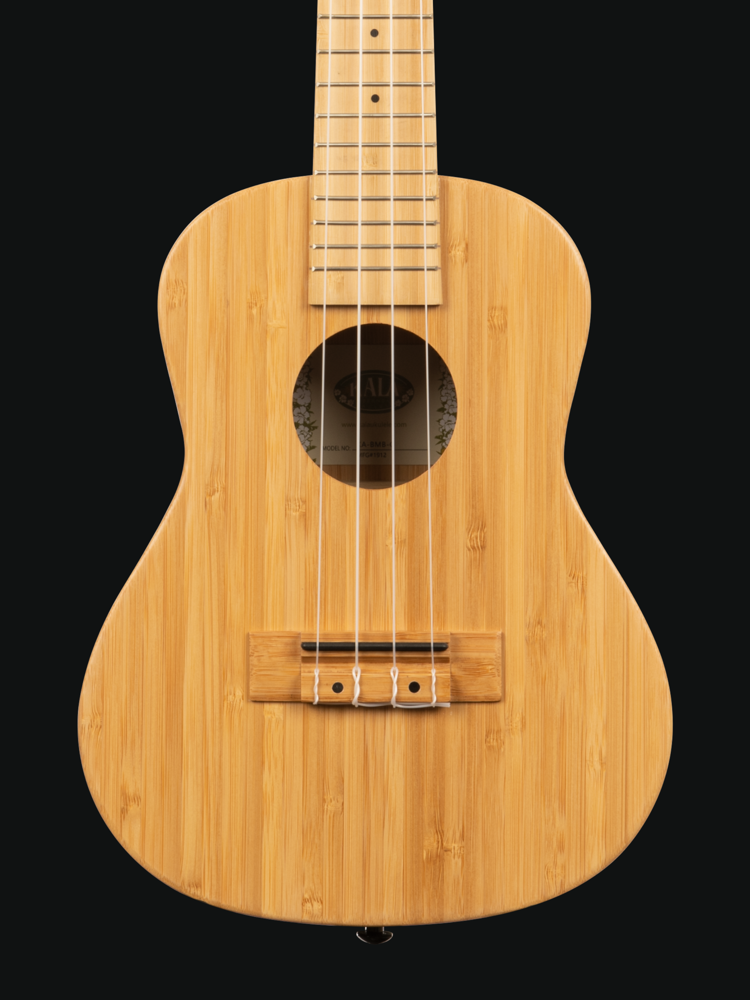Kala Bamboo Ukulele with Kala Gig Bag - CONCERT SIZE
