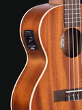 Kala Satin Mahogany Ukulele with Pickup and Gig Bag - CONCERT SIZE