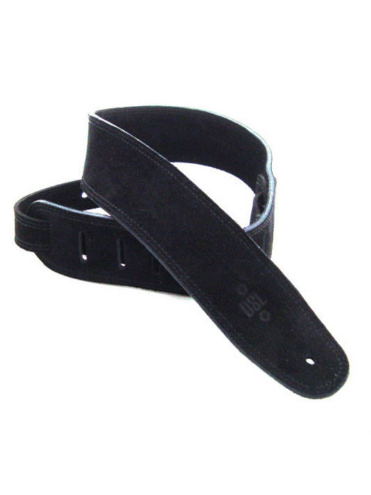 DSL Premium Suede Guitar Strap - BLACK