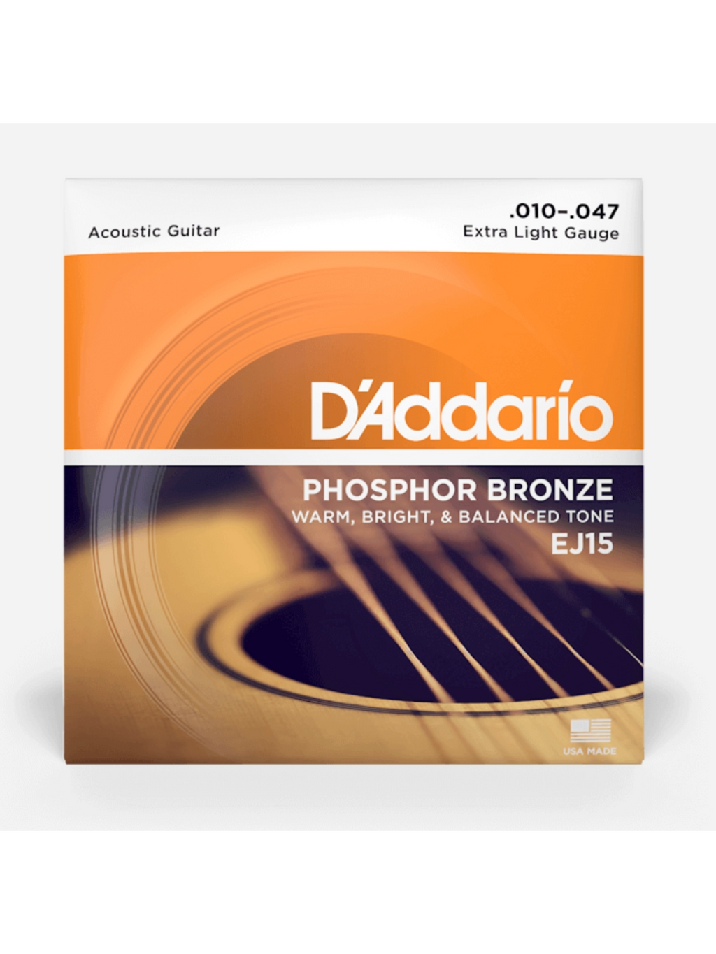 D'Addario Phosphor Bronze Acoustic Guitar Strings - Various Gauges