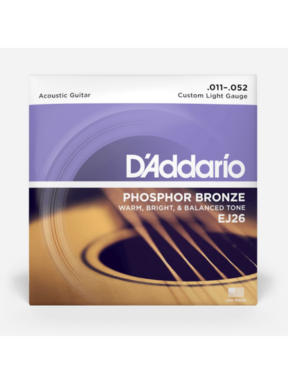 D'Addario Phosphor Bronze Acoustic Guitar Strings