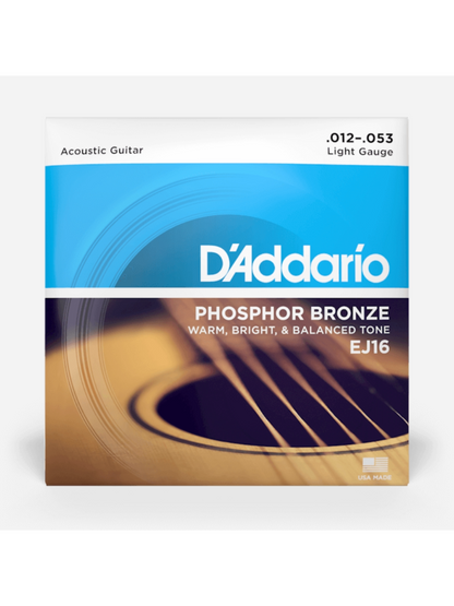 D'Addario Phosphor Bronze Acoustic Guitar Strings