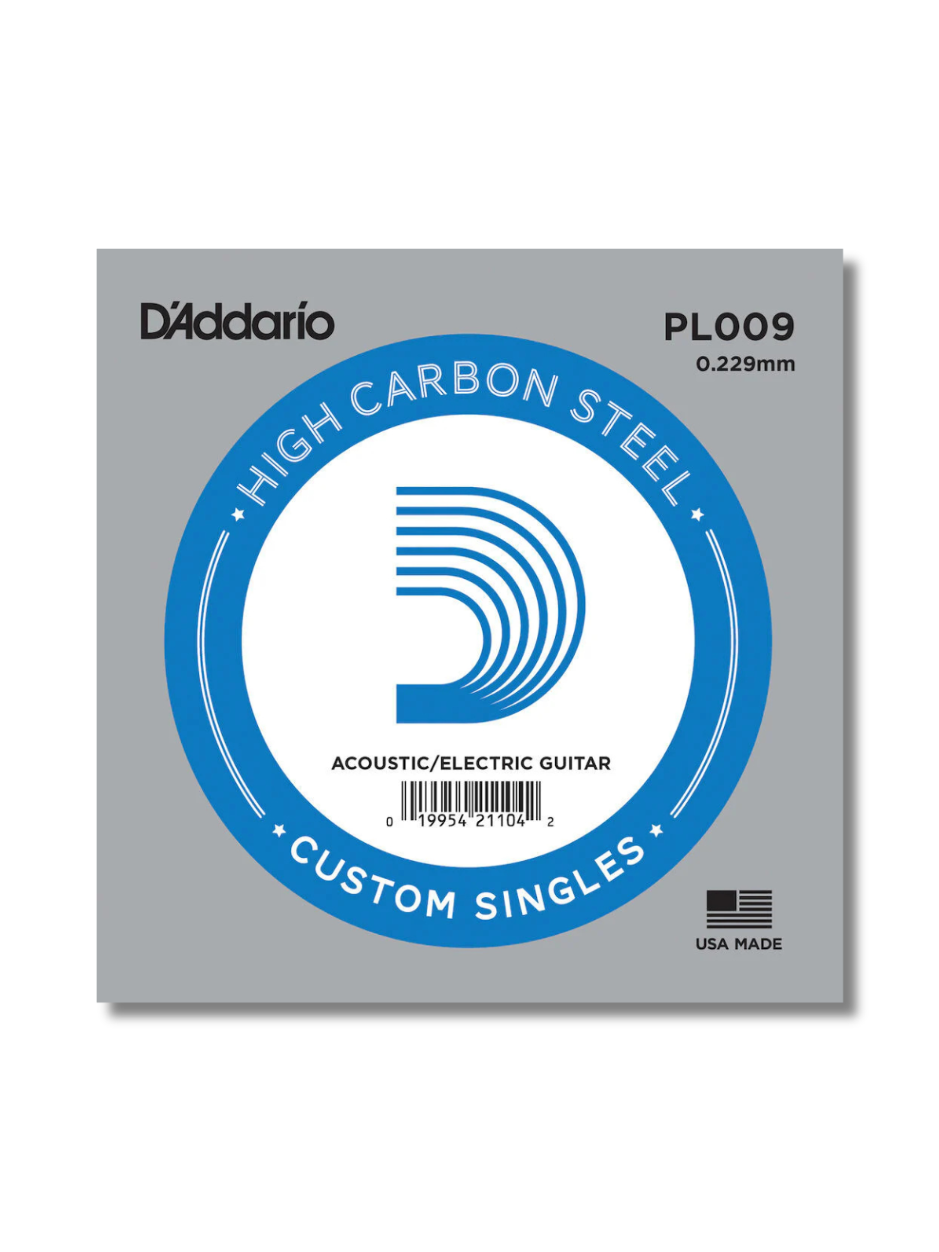 D'Addario Steel Strings - Singles - Various Gauges