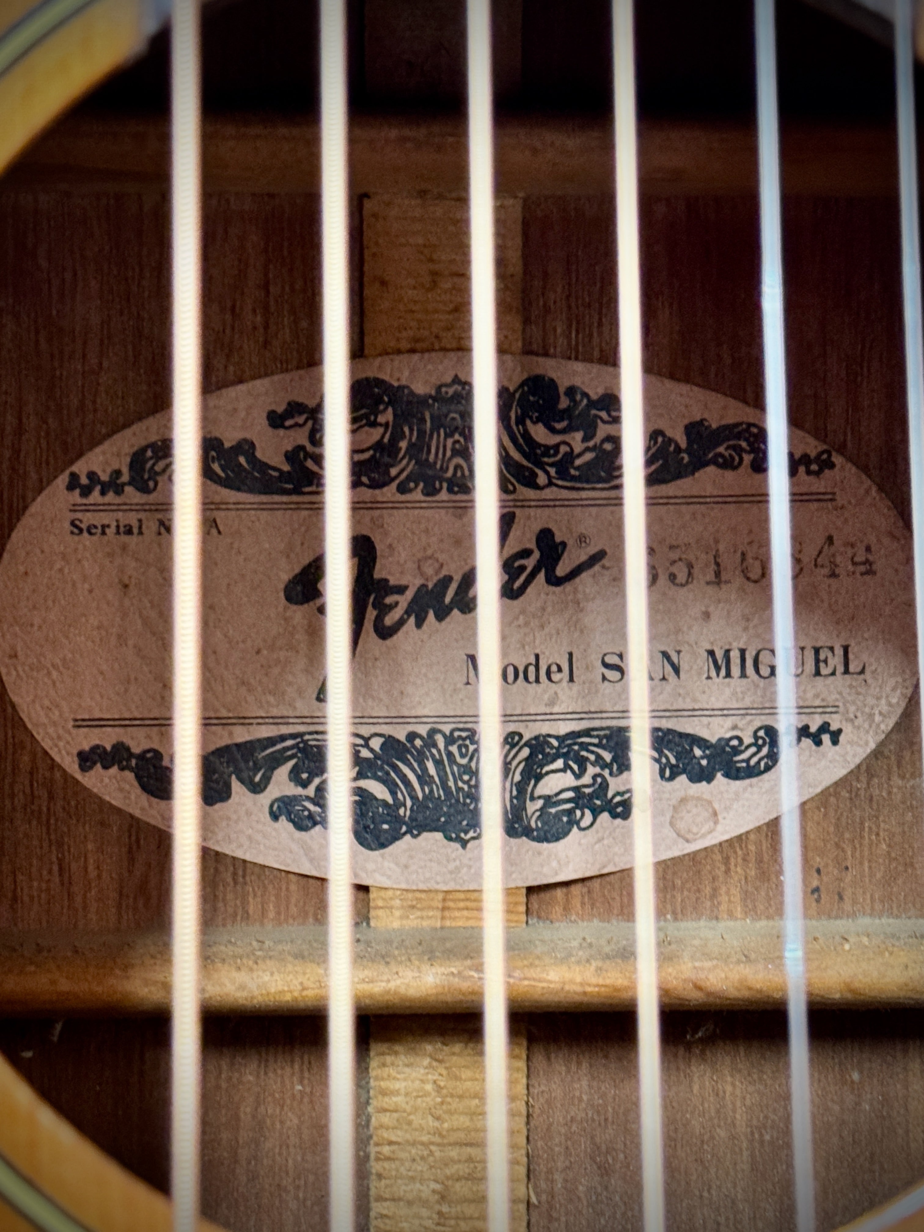 Fender San Miguel Acoustic Guitar (Pre Owned)