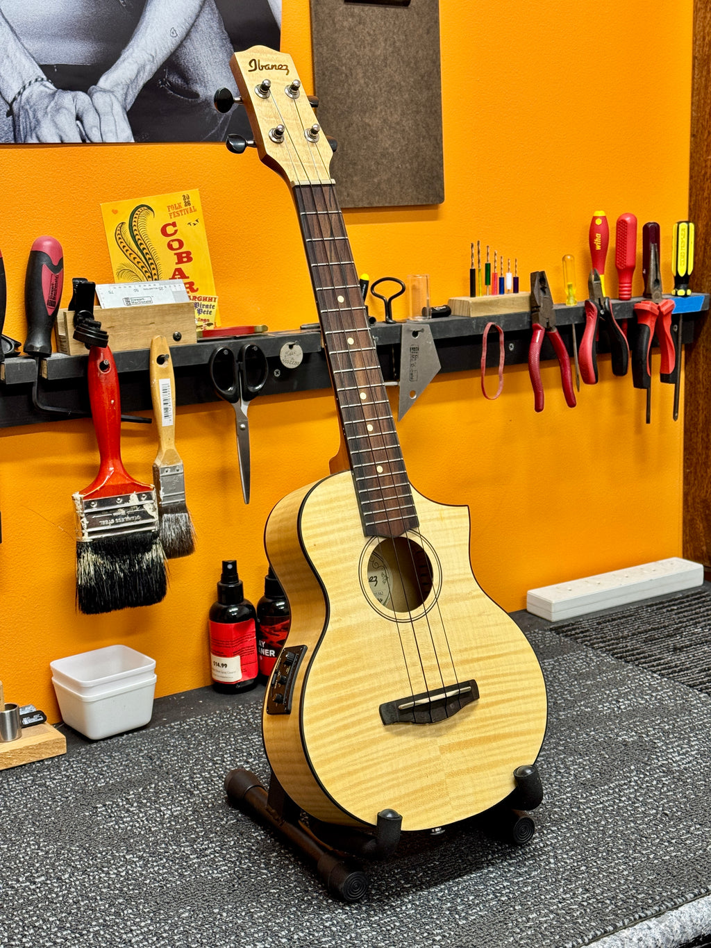 Ibanez Acoustic-Electric Concert Ukulele with Gig Bag - PRE-OWNED