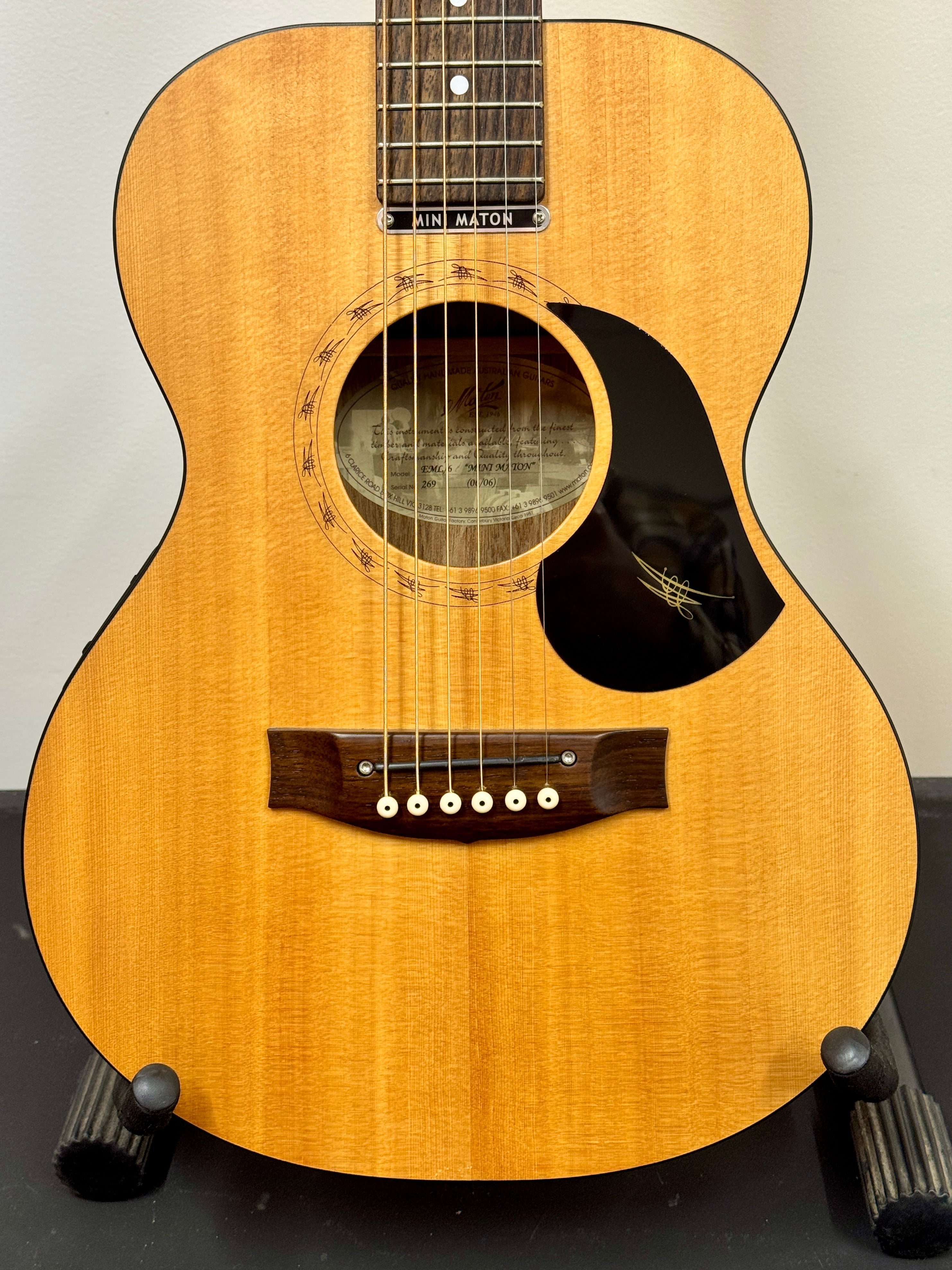 2006 Mini Maton Acoustic Electric Guitar - Pre-Owned