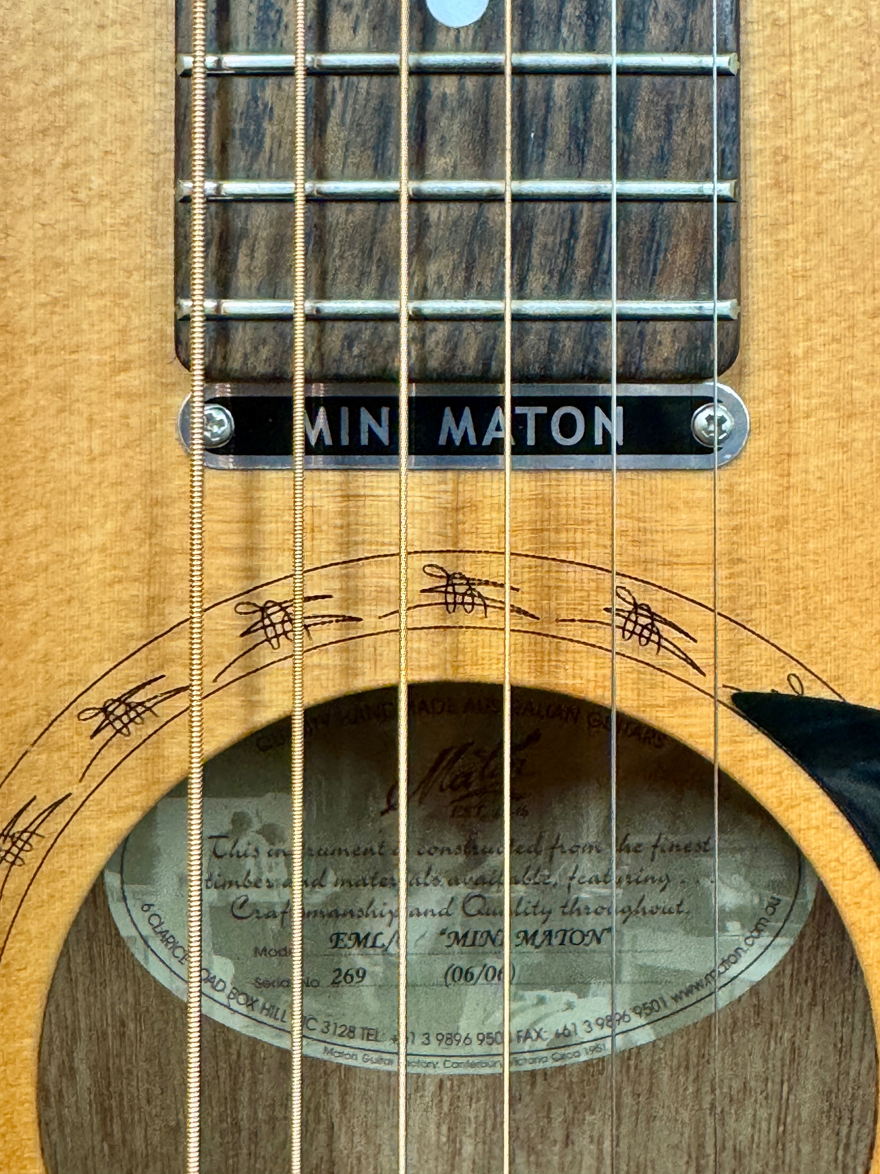 2006 Mini Maton Acoustic Electric Guitar - Pre-Owned