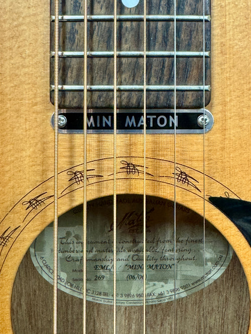2006 Mini Maton Acoustic Electric Guitar - Pre-Owned