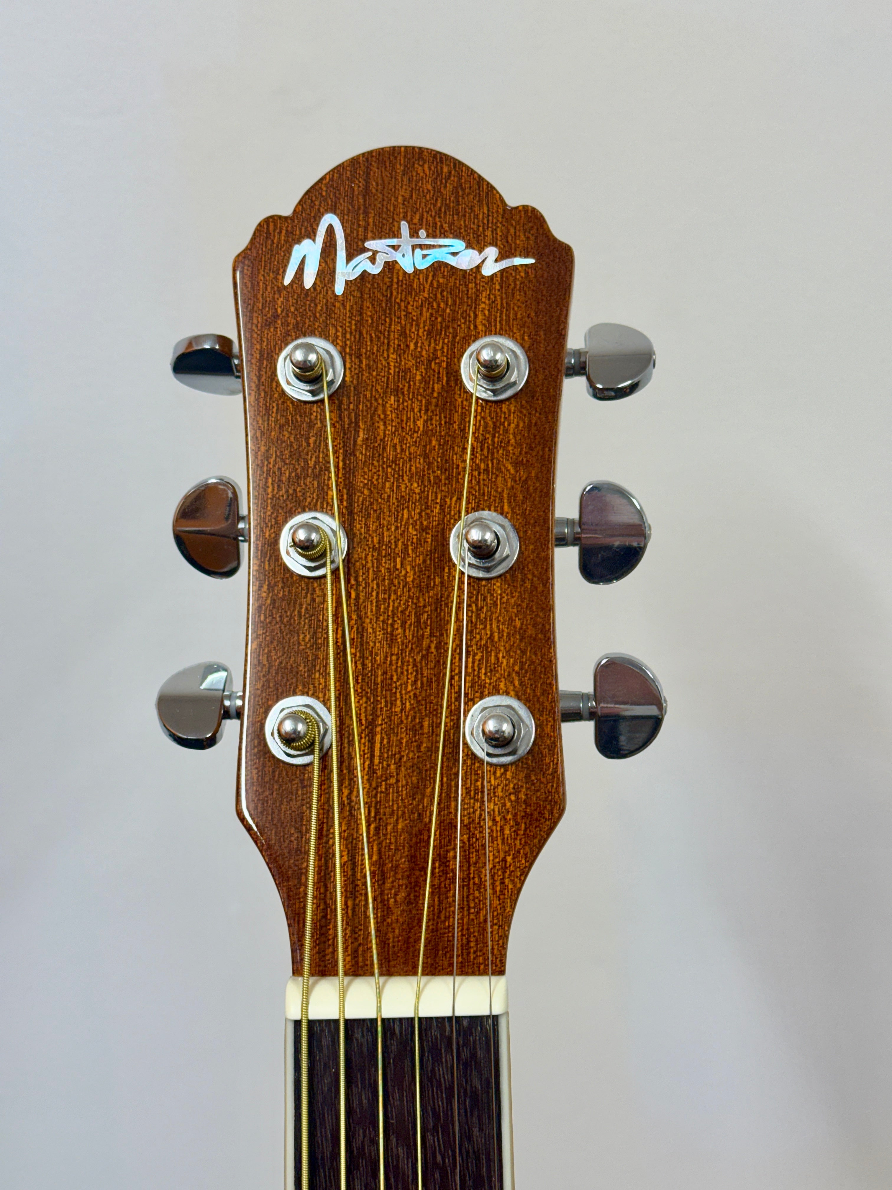 Martinez '41 Series' Acoustic Electric Guitar - Natural Gloss