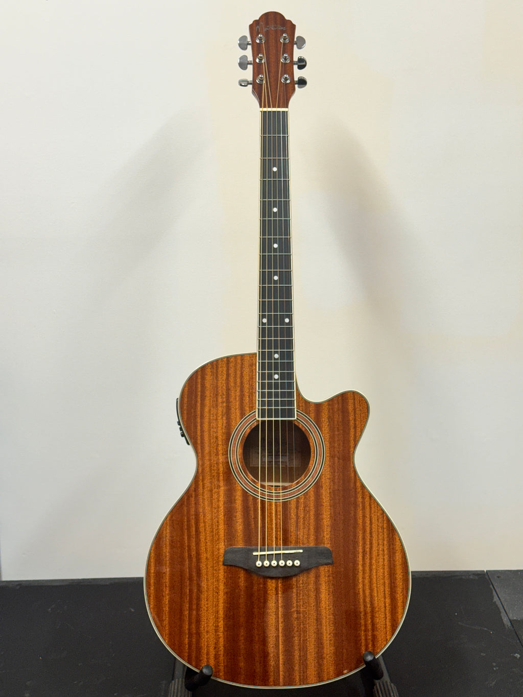 Martinez '41 Series' Acoustic Electric Guitar - Mahogany