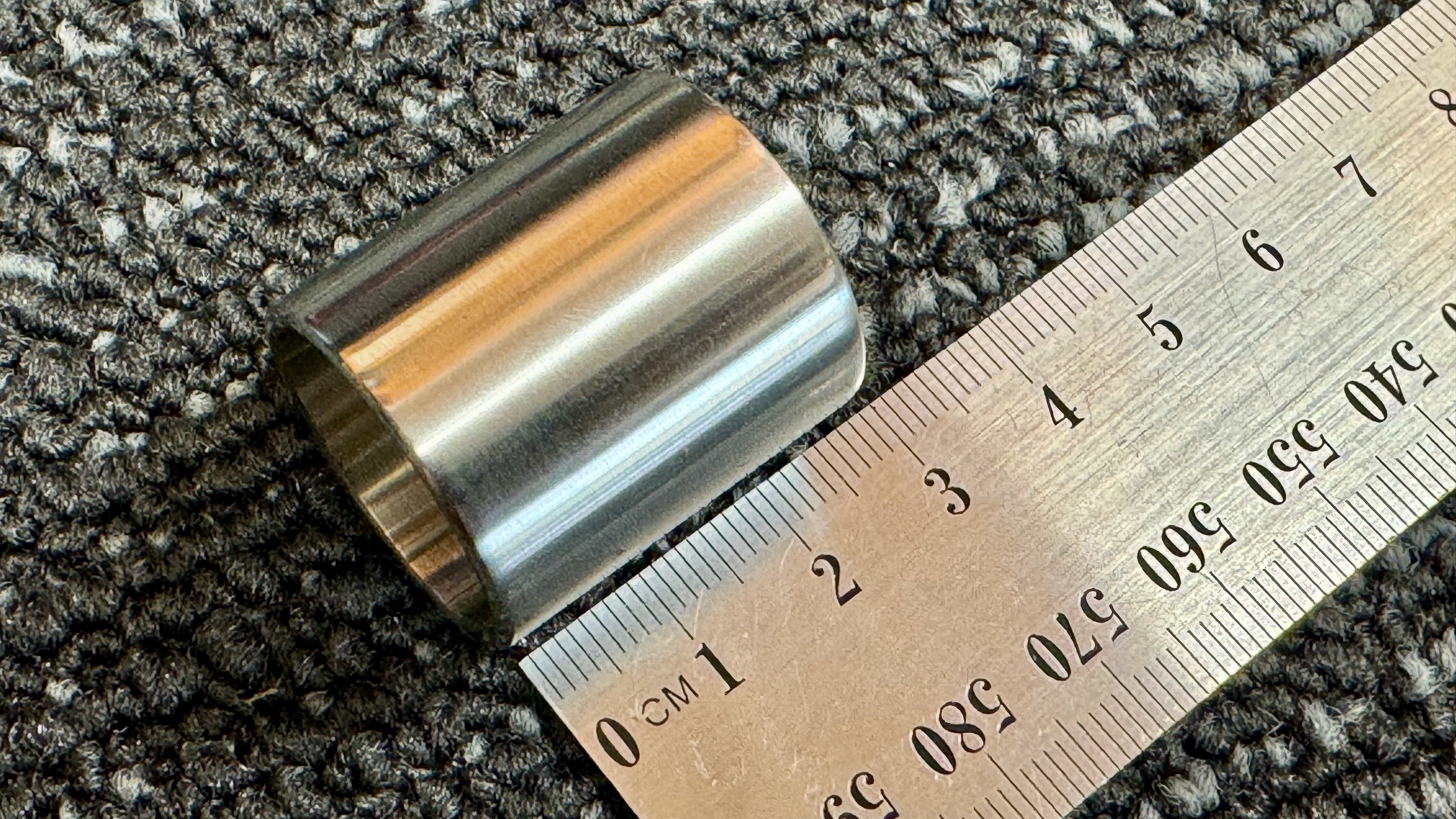 Stainless Steel Stubby Guitar Slide