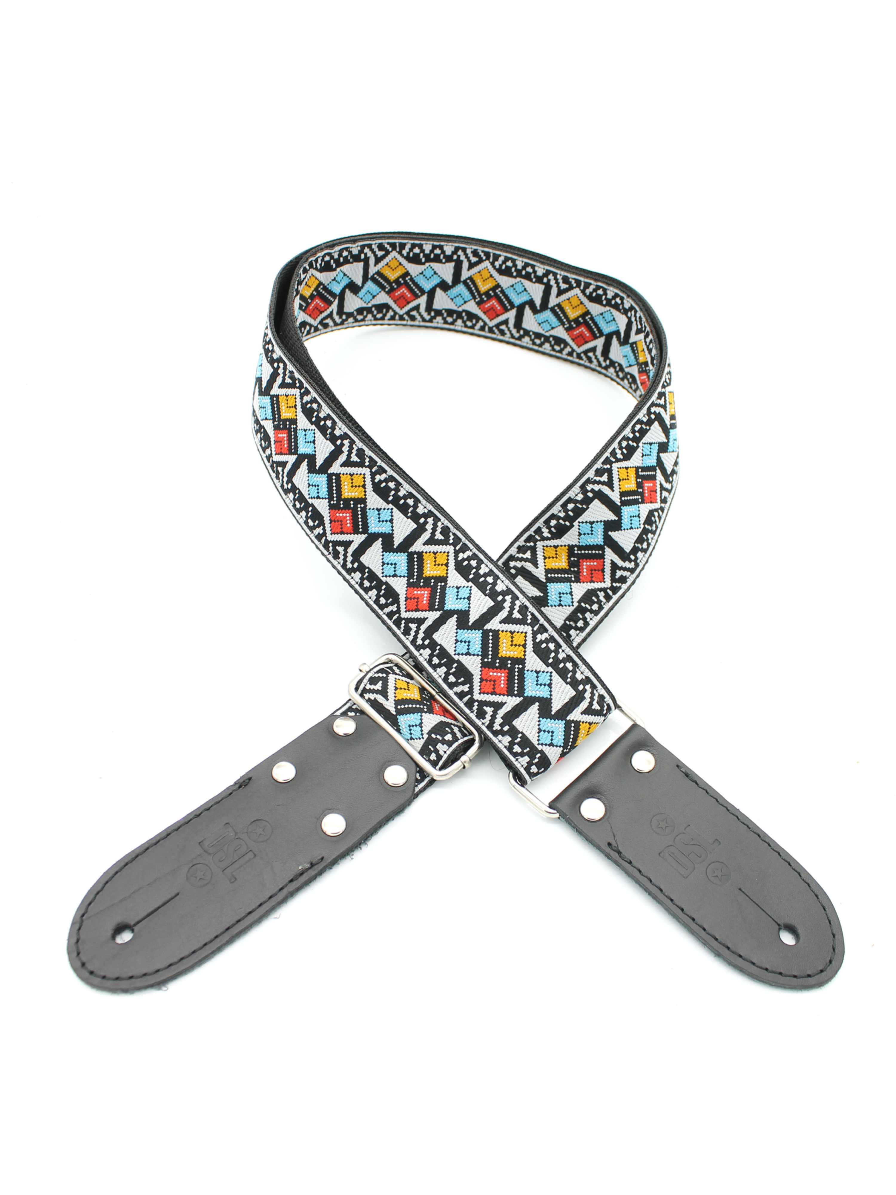 DSL Jacquard Weaving Guitar Strap - CROSSROADS