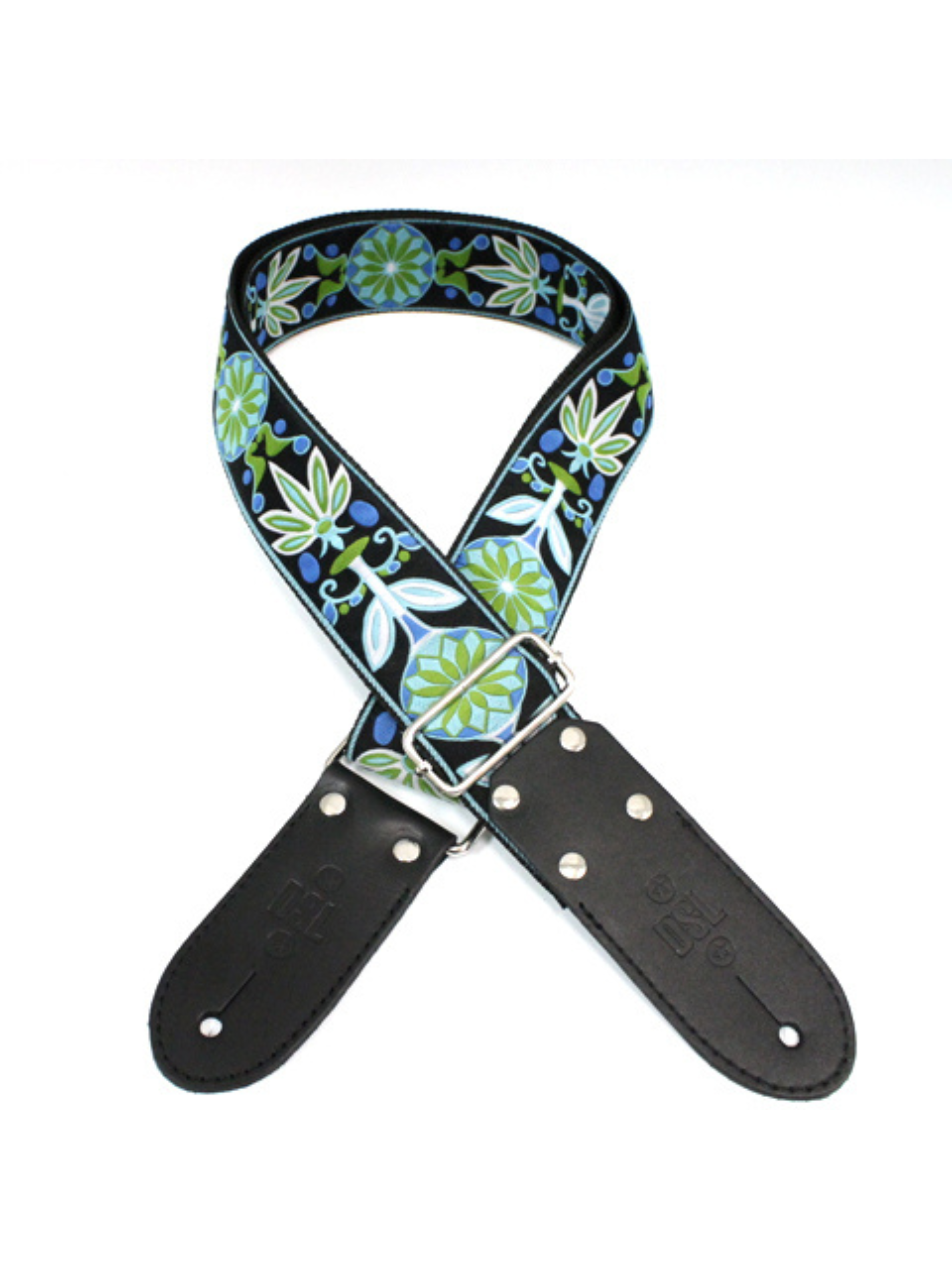 DSL Jacquard Weaving Guitar Strap - FAIR-BLUE