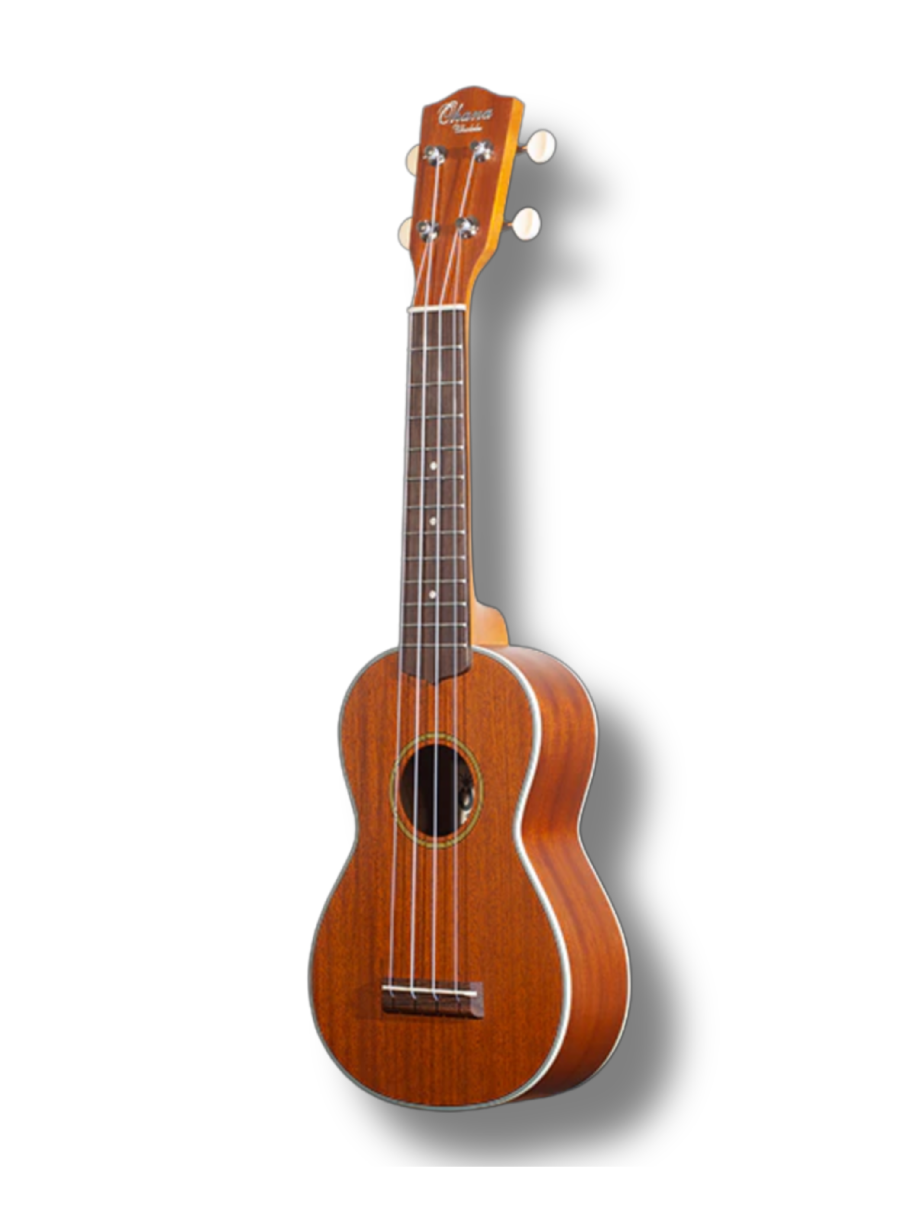 Ohana Solid Top Mahogany Ukulele with Gig Bag - SOPRANO